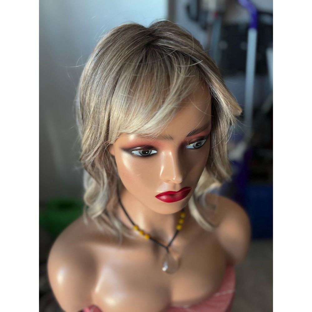 Belle tress Icon Collection  “Hepburn” wig in color Cool Chai Blonde New